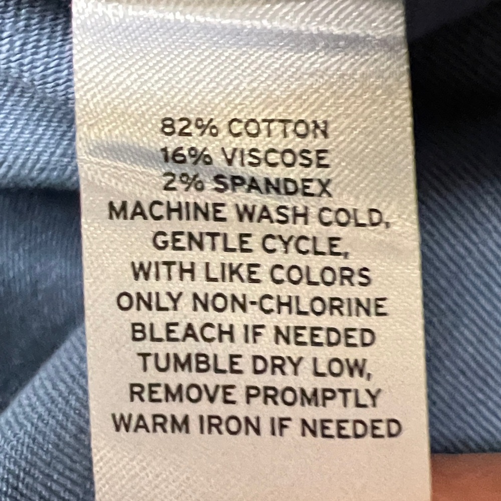 CASLON UTILITY CARGO TWILL WIDE LEG BLUE PANTS SIZE 14 NEW - Picture 8 of 8